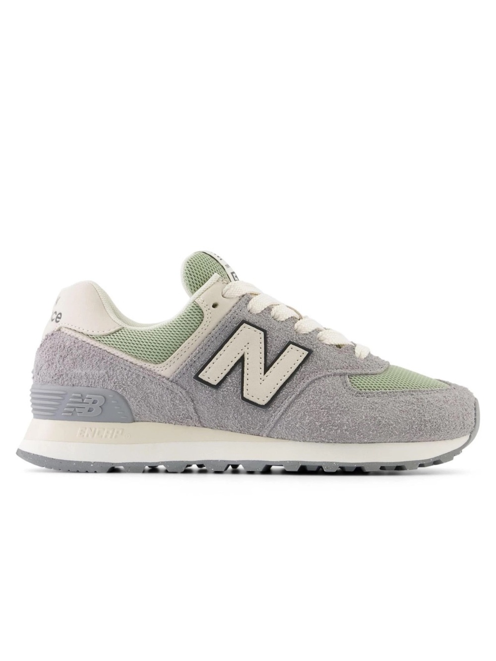 New Balance 574 Gray and Green